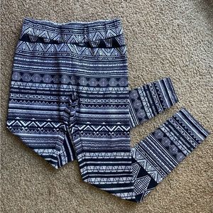 BONGO Tribal Print Leggings